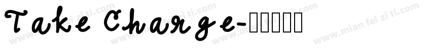 Take Charge字体转换